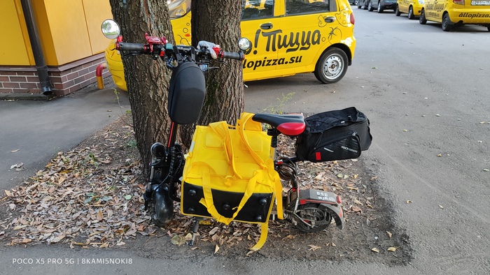 ...но не на руле, а на деке. Впервые так повезу (: