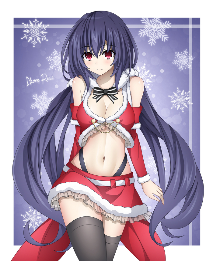 Noire Anime Art, Hyperdimension Neptunia, Neptunia, Noire (Black Heart), Akane Rose, 