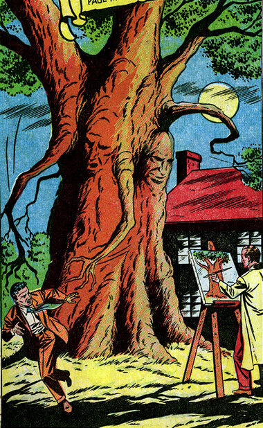 Газлайтинг - популярная тема комиксов ужасов 1950-х