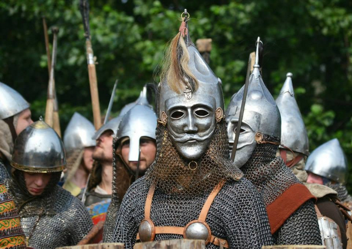 Реконструкция половецких воинов в Венгрии