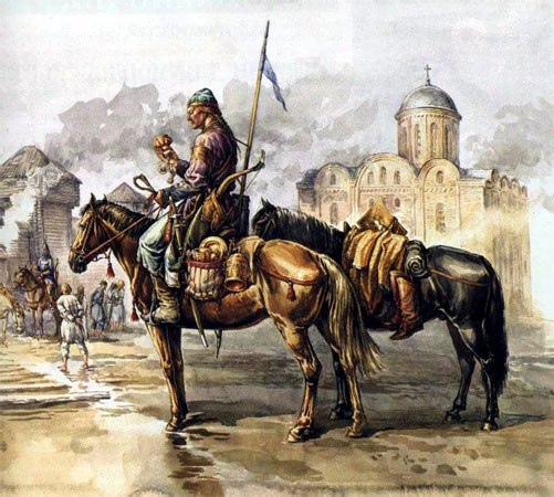 Город после разграбления половцами