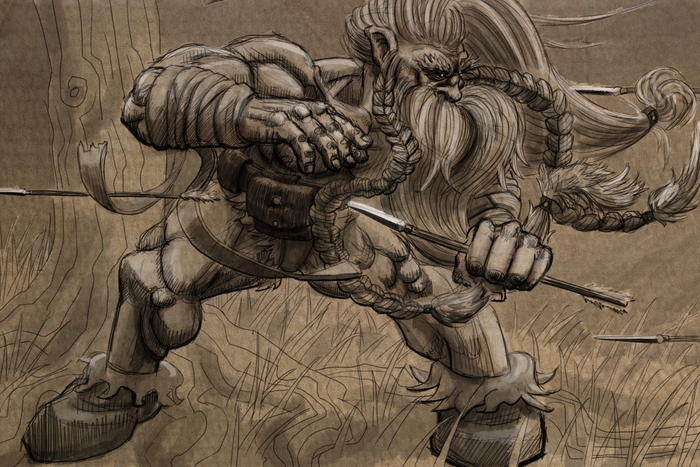 Дворф монах