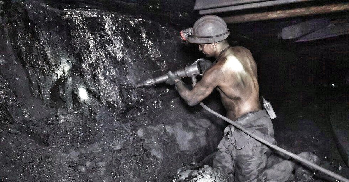 Подъем угля из шахты