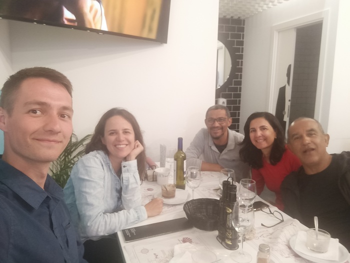 Я, Andrea, пара из Бразилии и Виктор