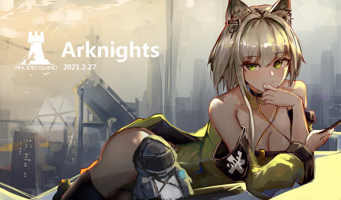  Anime Art, , Kaltsit, Arknights, Animal Ears