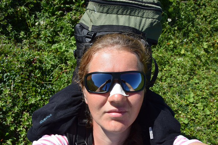 Тащу тяжёлый рюкзак по острову Беринга