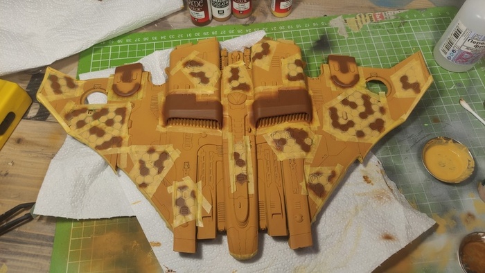 Косяки всё равно пришлось убирать нанесением базового цвета, но это мелочи