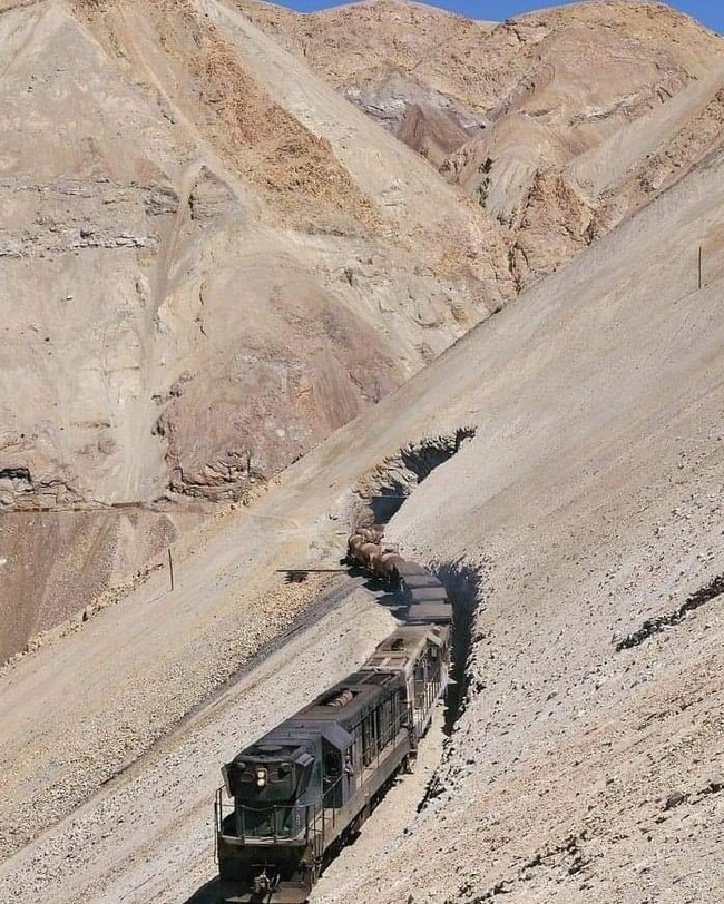 Поезд в пустыне. Чили