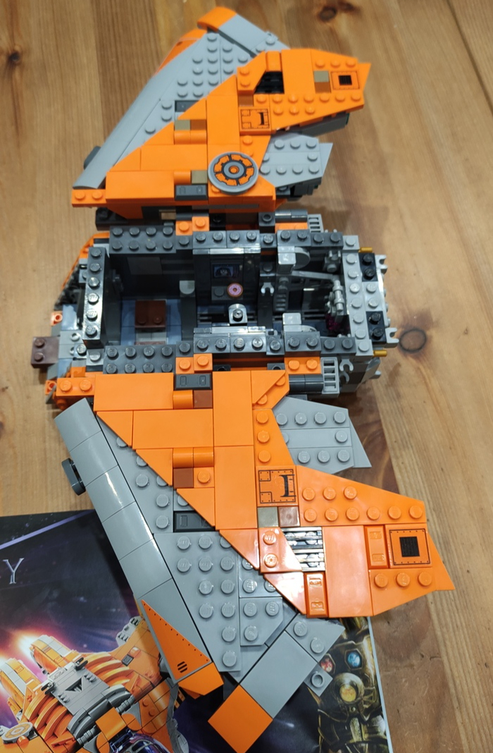 Седьмой шаг. Оба крыла установлены.