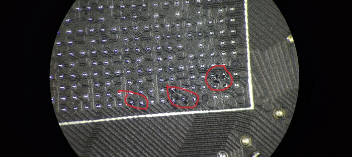 Ну мы чипы отреболили всё и не помогло. Galax RTX3070ti Boomstar Ремонт, Видеокарта, Рукожоп, Длиннопост