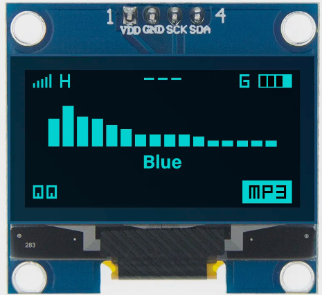 VU meter SH1106 OLED 1.3 + LGT8F328 (Arduino) Arduino, , , , YouTube, 