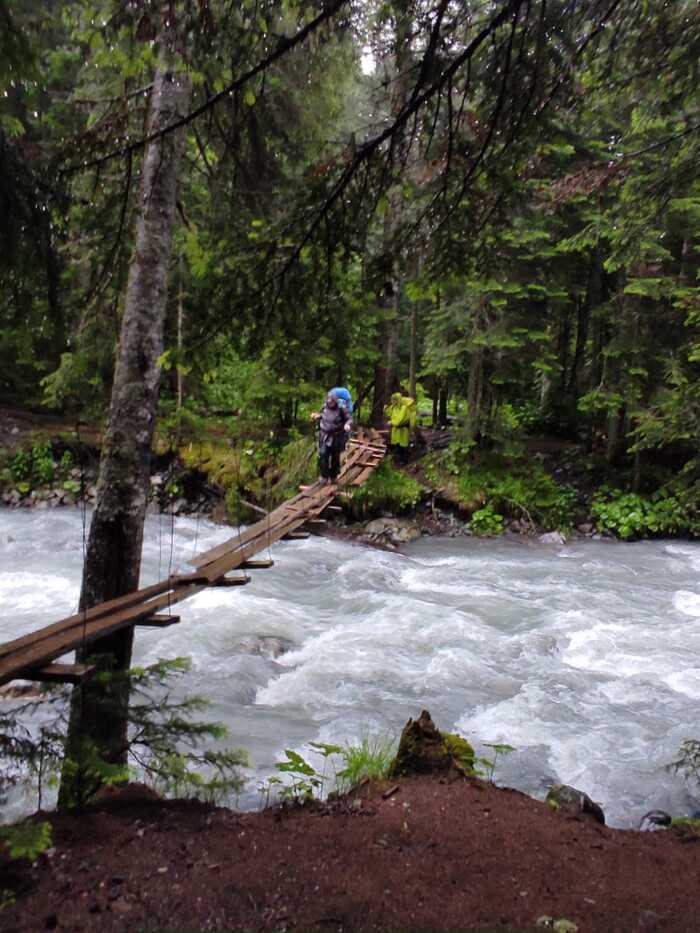 Мостик Через речку Чистую