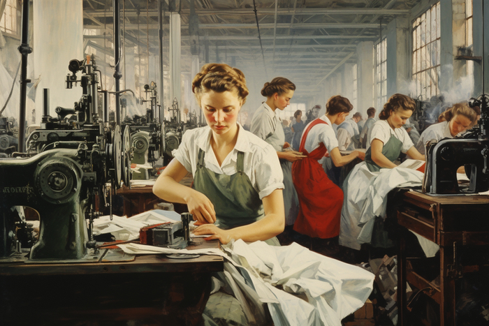 СССР в стиле Нормана Роквелла Midjourney, Арты нейросетей, Норман Роквелл, СССР, США, Живопись, Длиннопост