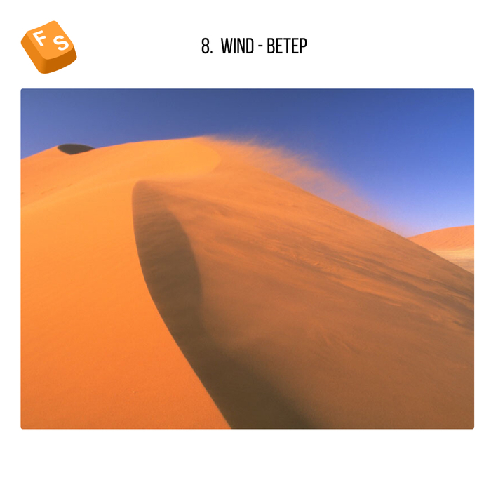 8. Wind - .       .