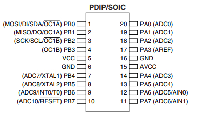 ATtiny26 (Arduino IDE) Arduino, , , , 