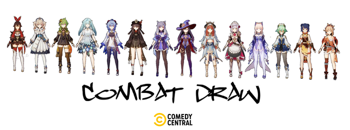 Combat Draw -   Genshin Impact   Skullgirls