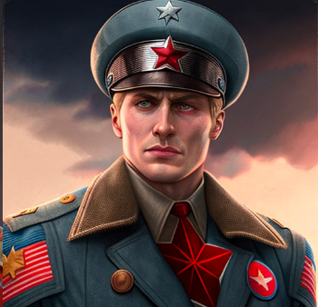 Soviet soldier captain ussr