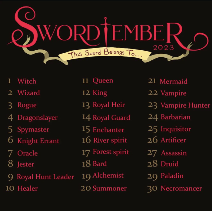 17   Swordtember , , 2D,  , ,  , Procreate, 