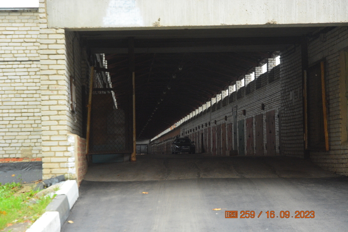 Ну оооочень длинный ангар...