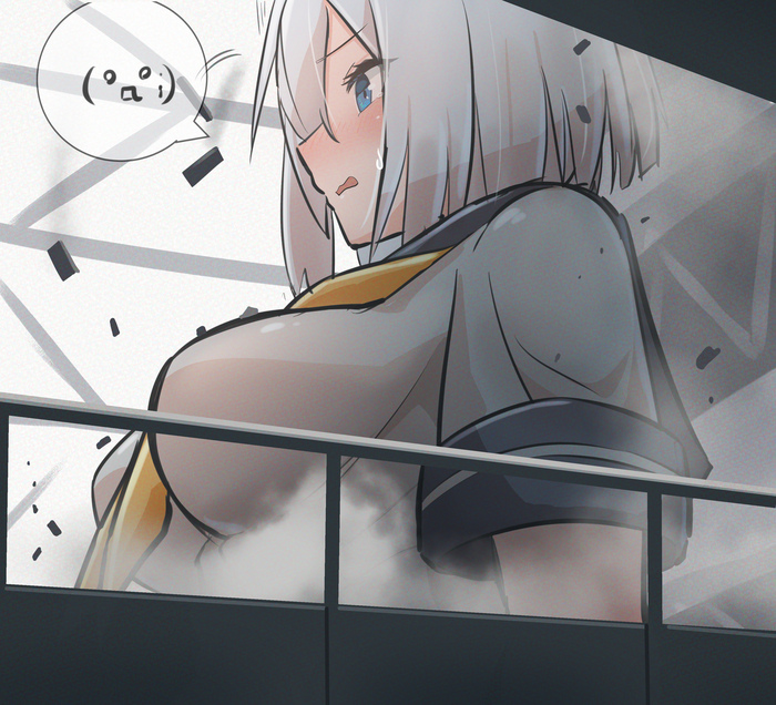  Giantess, , , Kantai Collection, Hamakaze, , Sigure-zzzz, Anime Art