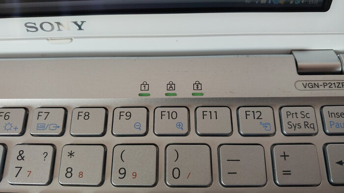 Активные световые индикаторы.