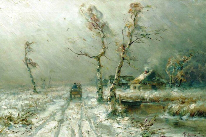 "Пурга надвигается". Ю.Ю. Клевер