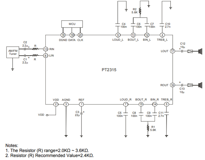  PT2315 (Arduino) Arduino, , , , , 