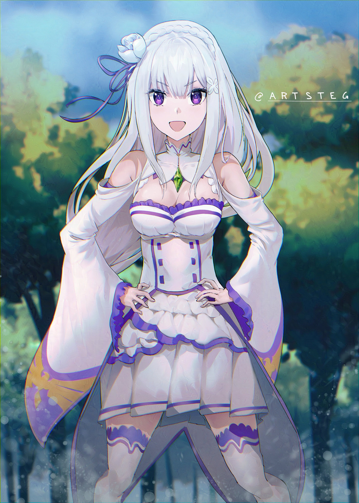 Anime Art, , Re:Zero Kara, Emilia