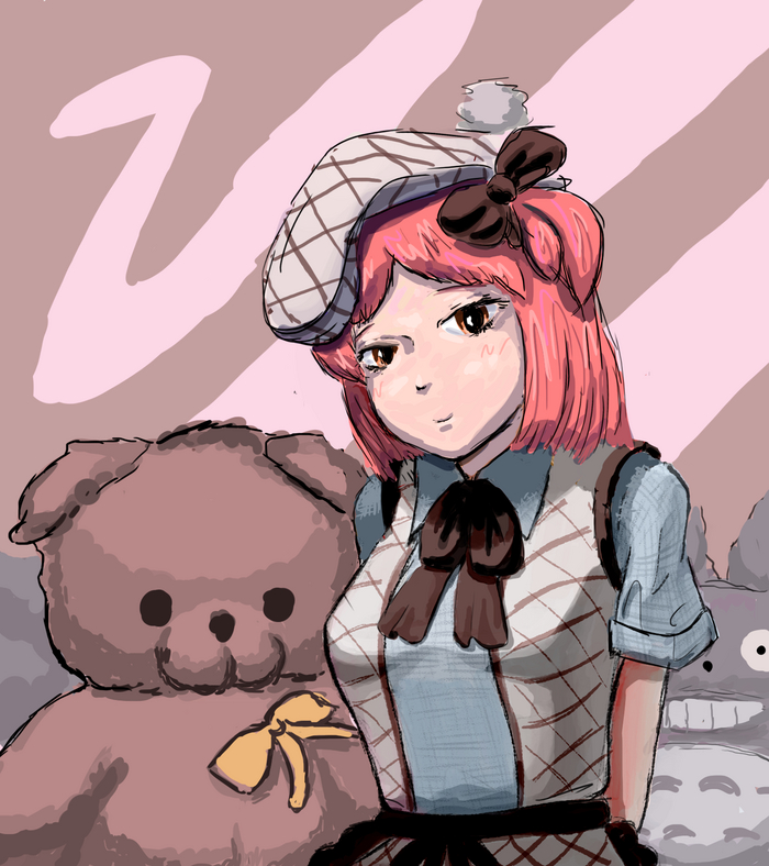 Импровизированная девушка для Touhou Project