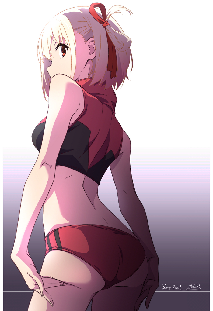  Chisato , Anime Art, , , Lycoris Recoil, Nishikigi Chisato