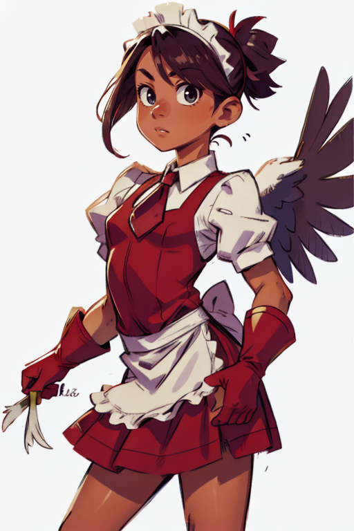 Falcon as maid