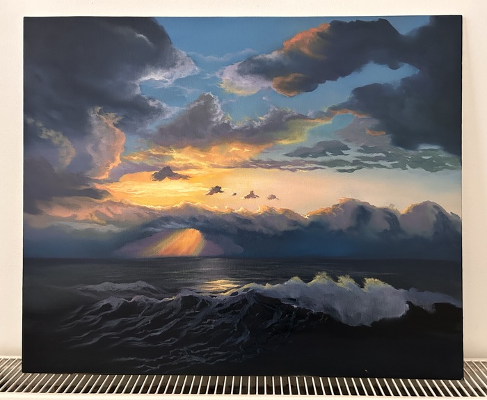 Закатный пейзаж