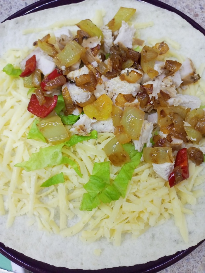 Да, тут я использовала зелень салата