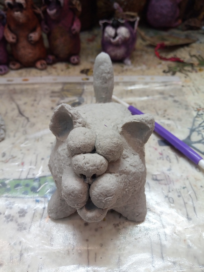 Т.к. в музее можно пройти мастер-класс по изготовлению кота, не смогла удержаться)