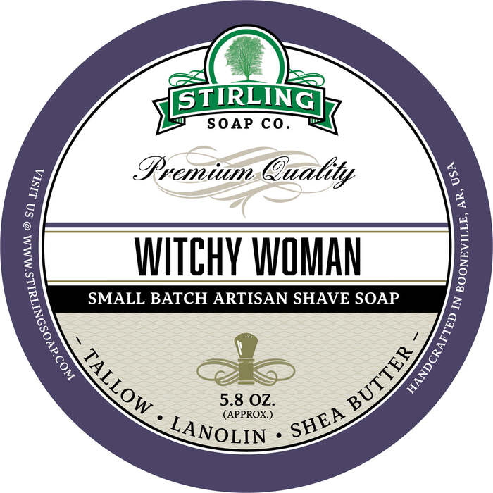 Американське мило для гоління: Stirling - Witchy woman ВКБ, Класичне гоління, Гоління, Мило для гоління, Довгопост