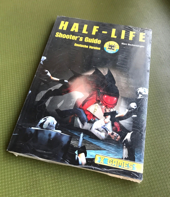 Немецкое руководство к игре Half-Life, книжка 1999 года Half-life, Руководство, Книги, Длиннопост
