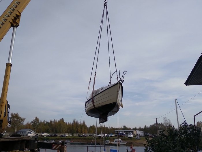 Поднялись, или День летающих яхт Рыбинское водохранилище, Яхт-клуб, Яхта, Яхтинг, Подъем, Осень, Фотография, Длиннопост