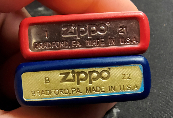 красный орига, синий левак