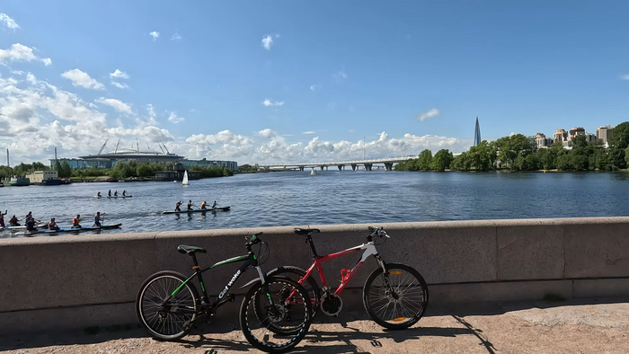 Вид на Лахта центр