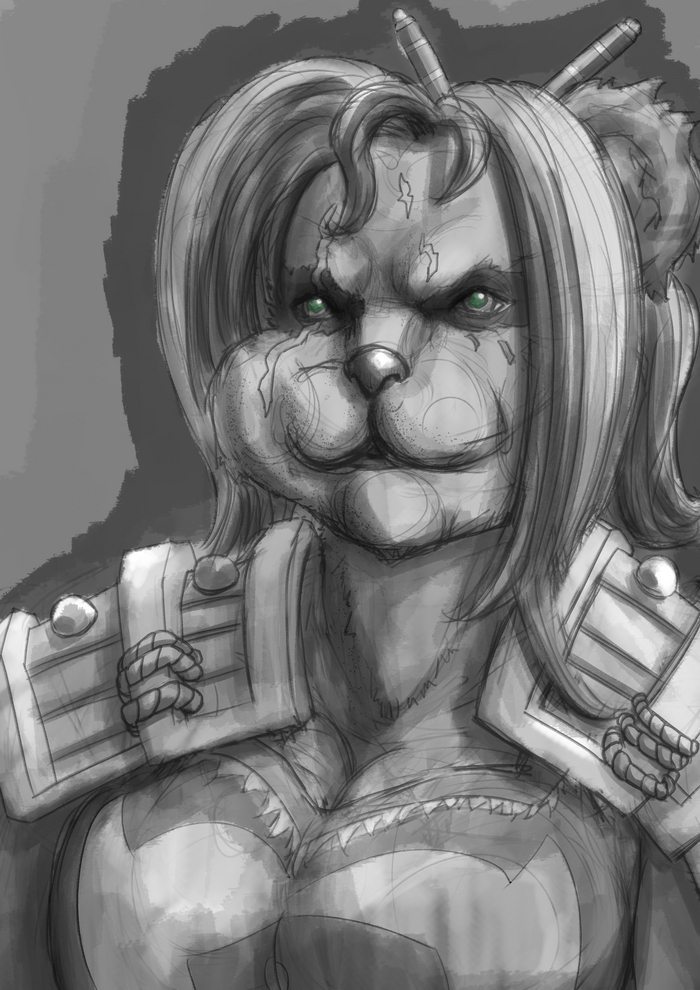 Панды скетчик