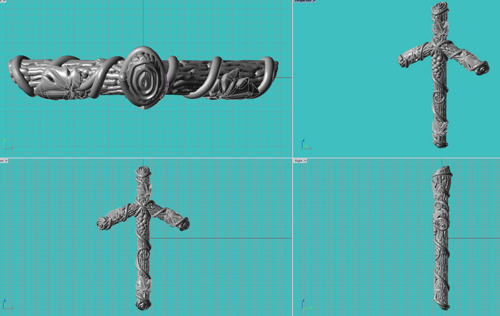 Финальная сборка в Rhino