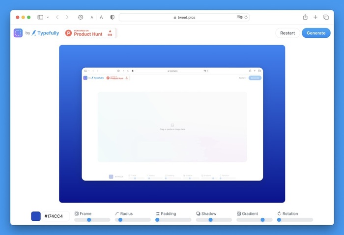 Делаем красивые картинки для твитов и сообщений