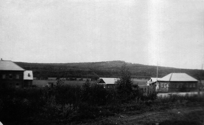 Это наши жилища и та самая Лысая гора на горизонте.