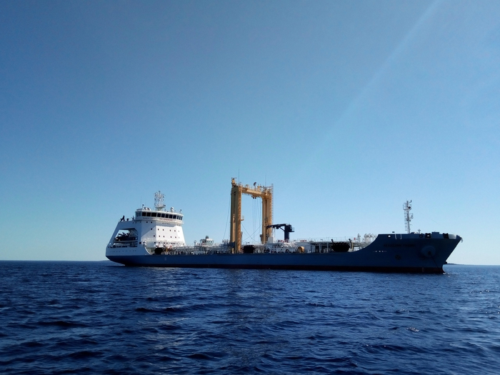 Морской танкер для ВМФ &laquo;Василий Никитин&raquo; проекта 23130 спущен на воду в Ленинградской области. Первый серийный (второй по счету) Новости, Россия, Судостроение, Танкер, Ленинградская область, Политика, Флот, Видео, Видео ВК, Длиннопост, ВКонтакте (ссылка)