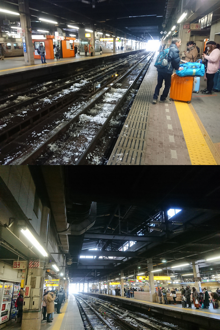 Если не догадался — это вокзал Саппоро.