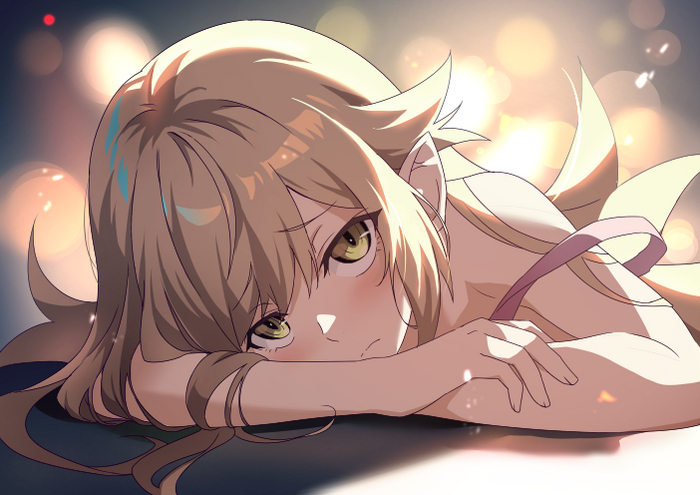 ,  ) , Anime Art, , , Monogatari series, Shinobu Oshino, Yocto mako