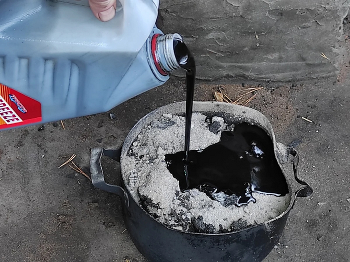 Добавляем отработку в золу