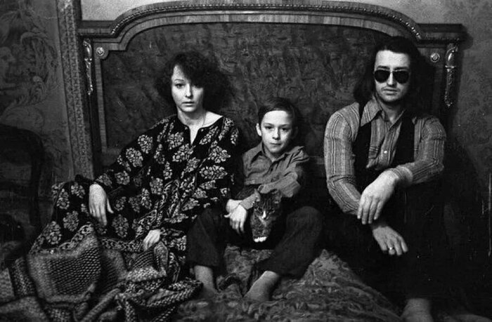 Анастасия Вертинская, сын Степа и Александр Градский