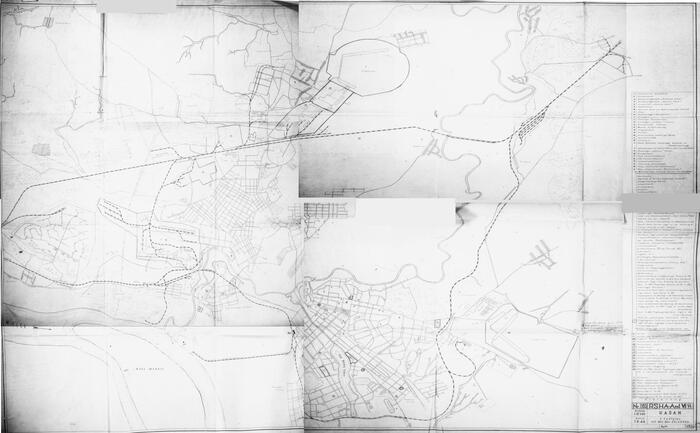 Немецкий план Казани и окрестностей, 1944 год.