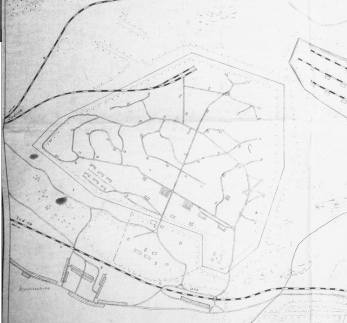 Немецкий план Казани и окрестностей, 1944 год, 43 база детально.